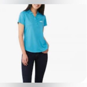 Pebble Beach Dry-Luxe Performance Women Polo Shirt, Size M Sport Golf Gym Athle